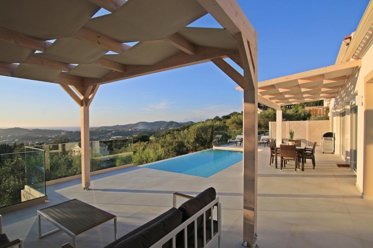 Sunset Sea View Villa 10 Афионас Экстерьер фото